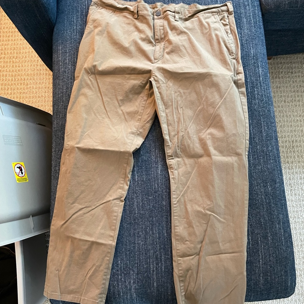 Mack Weldon Khaki Tech Chinos 40x30